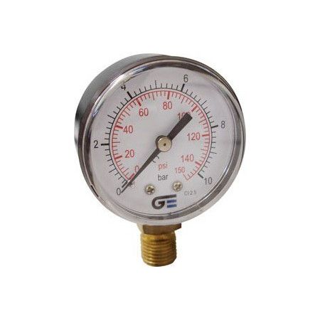 MRG 10 - Manometer von 0 bis 10 bar in einem Glycerinbad