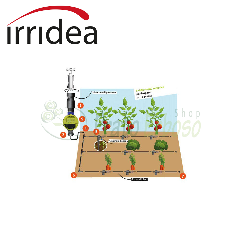 Kit Irrigation Vegetable Garden - Irridea
