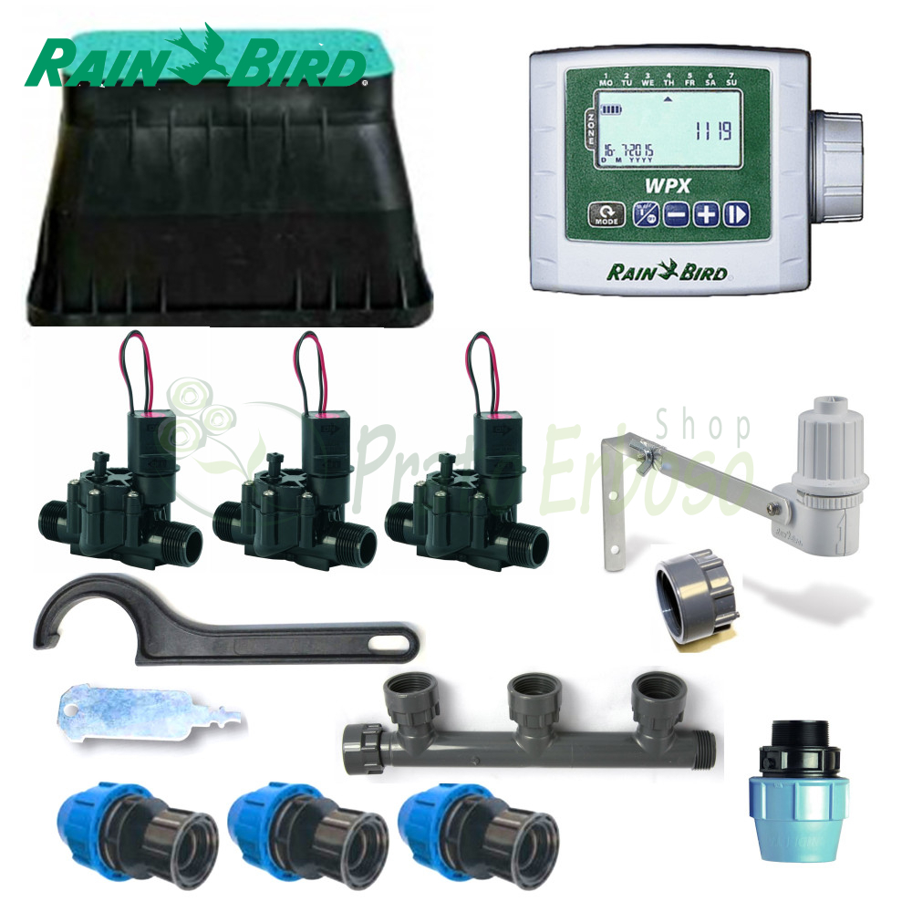 Kit d'irrigation, Rain Bird 3 zone 9V Rain Bird