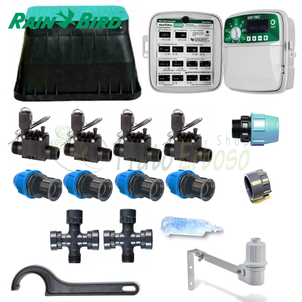 4zone Rain Bird irrigation kit Rain Bird